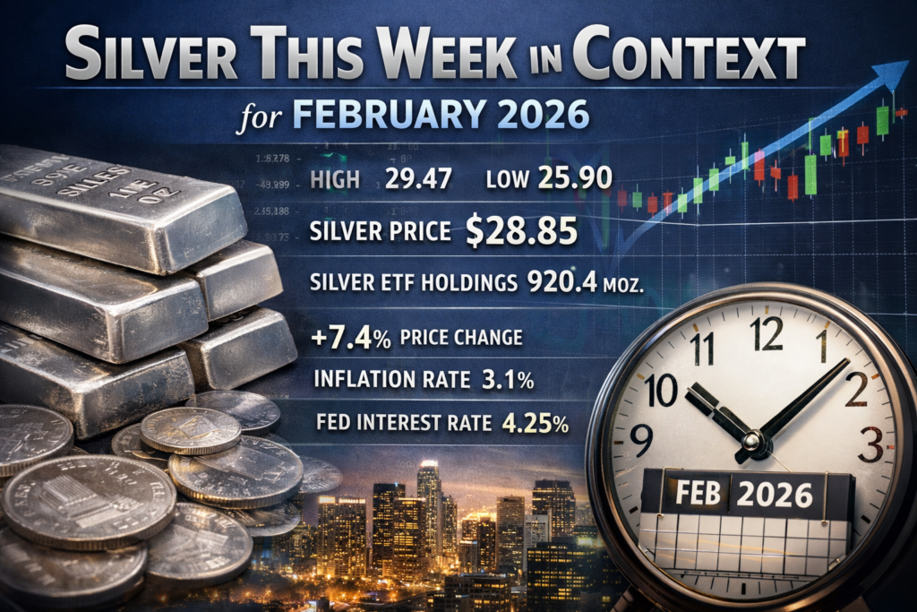 Silver This Week in Context for February 2026